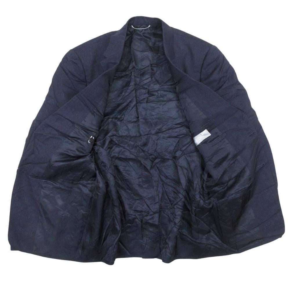 Dior Homme Dio Dejacket Ofdela 2 Single Breasted Buleather 48 Navy — view 3