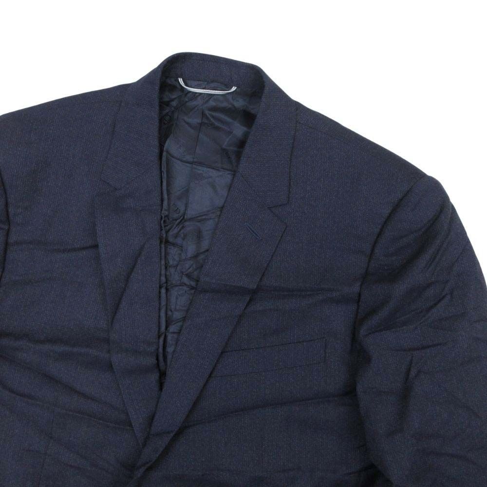 Dior Homme Dio Dejacket Ofdela 2 Single Breasted Buleather 48 Navy — view 4