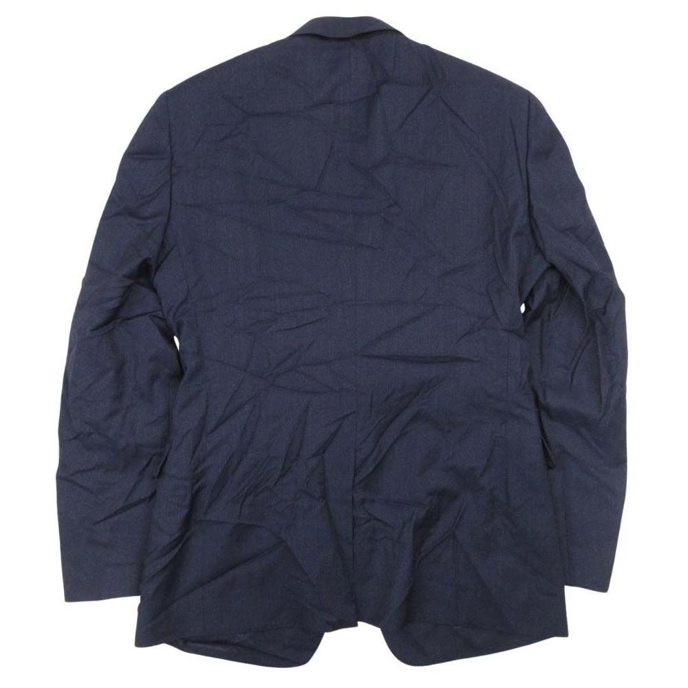 Dior Homme Dio Dejacket Ofdela 2 Single Breasted Buleather 48 Navy — view 2