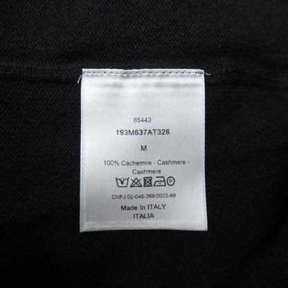 Dior Homme Dio CD Logo Knit Sweater Black Second — view 7