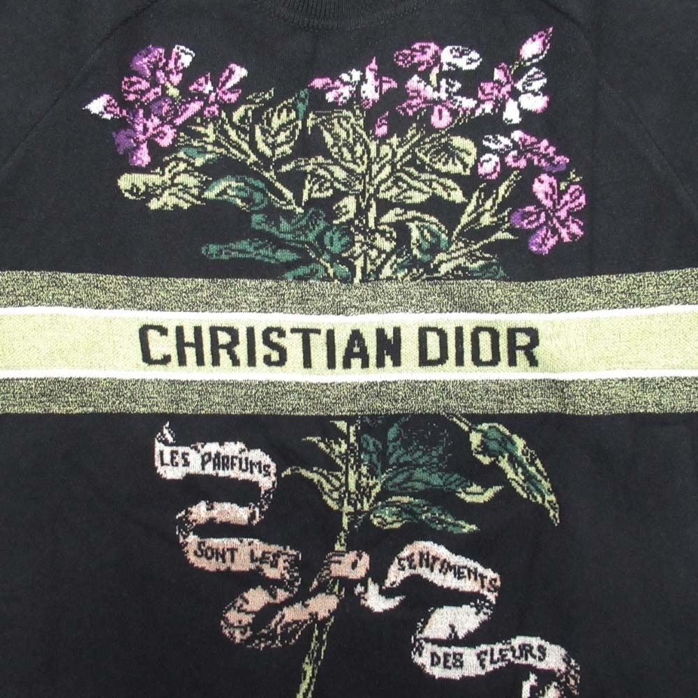 Dior Dio Logo Knit Sweater 34 Black LadySecond — view 3