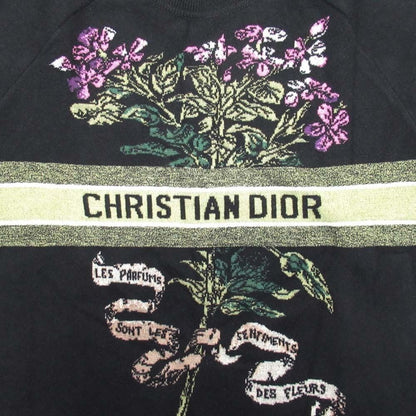 Dior Dio Logo Knit Sweater 34 Black LadySecond — view 3