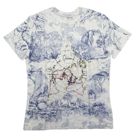 Dior Dio Lede Shirt Short Sleeve Tote Offwhite LadySecond