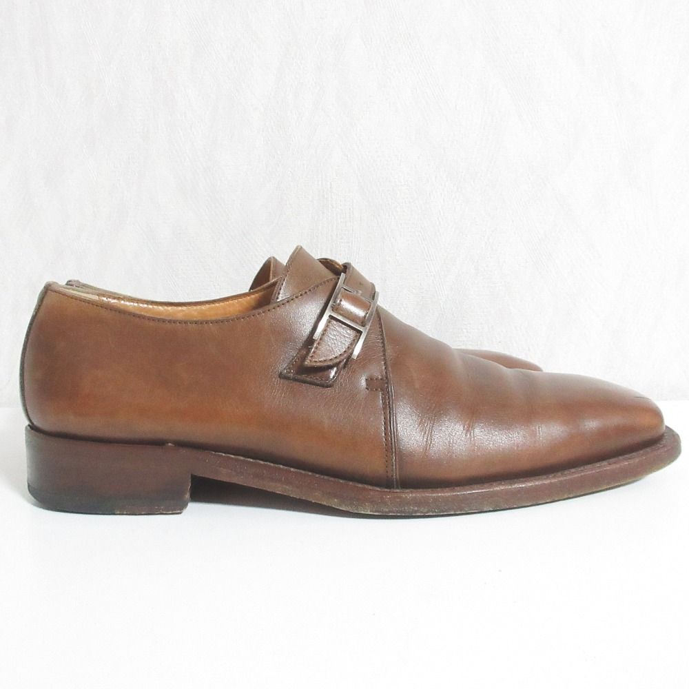 Hermes Leather 41.5 Brown Dress Shoes — view 3