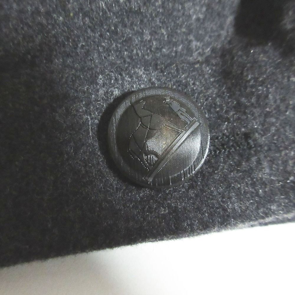 Hermes Vintage Lecashmere Logo Laskirt 38 Legray LadySecond Skirt — view 6