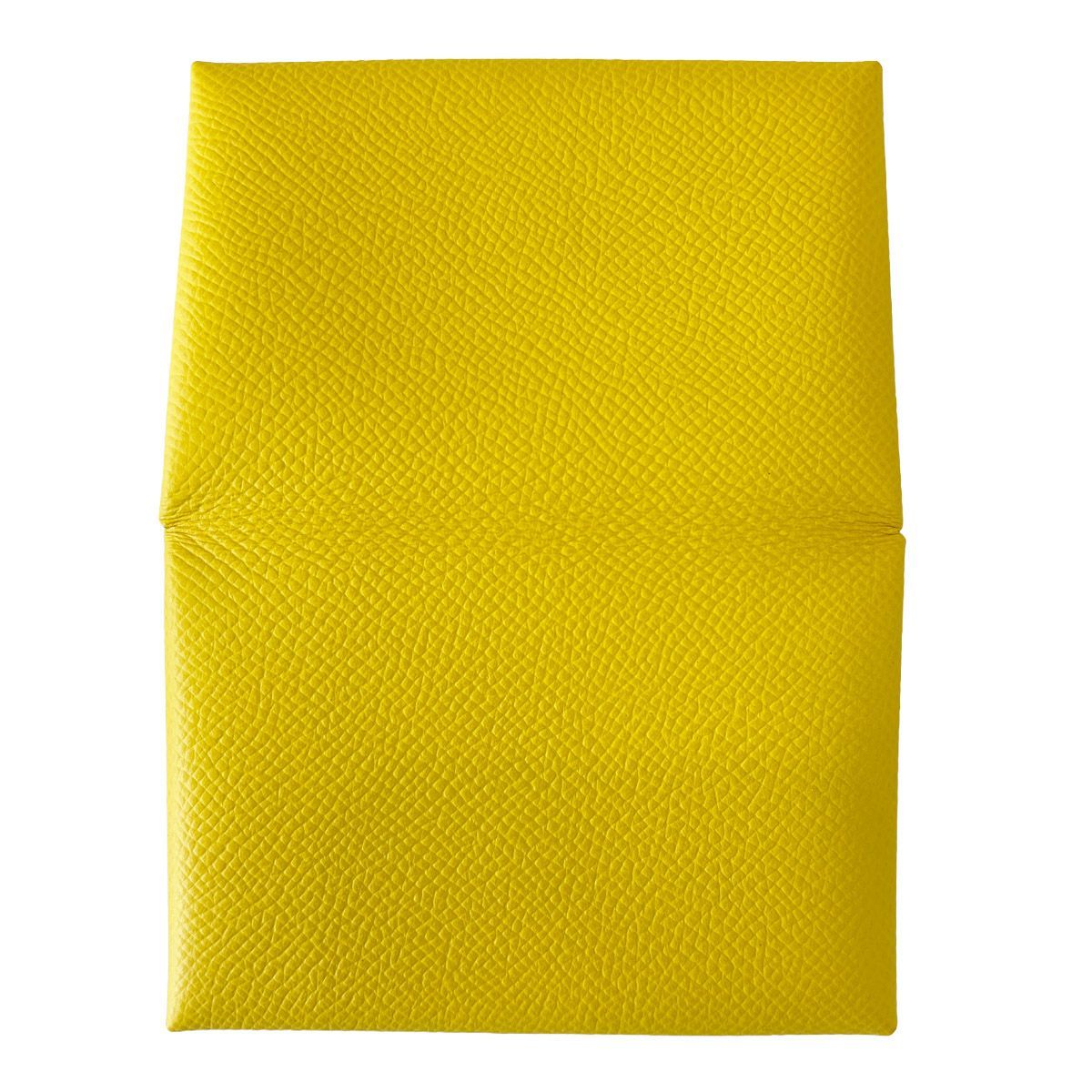 Hermes Card Case Business Holder Yellow — view 3
