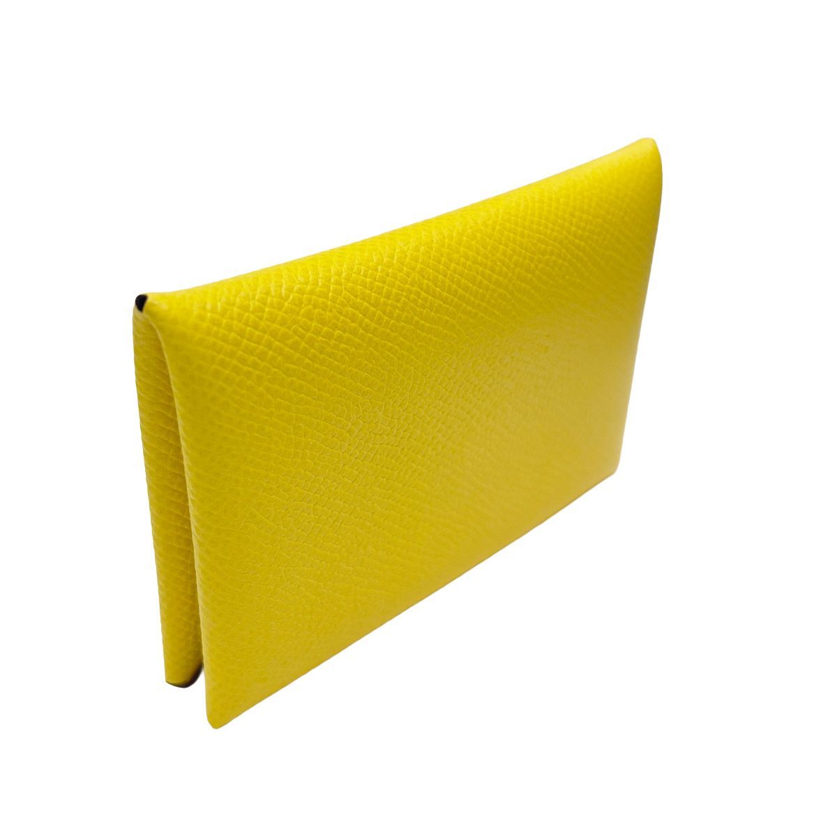 Hermes Card Case Business Holder Yellow — view 4