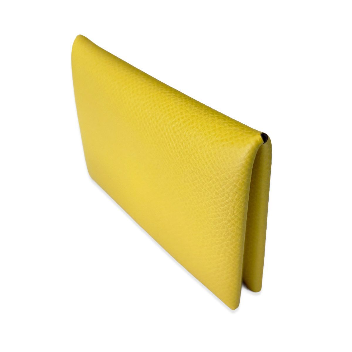 Hermes Card Case Business Holder Yellow — view 5