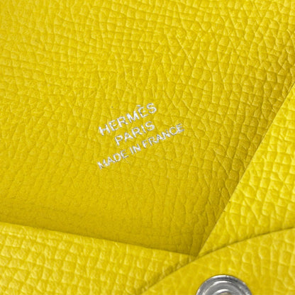 Hermes Card Case Business Holder Yellow — view 9
