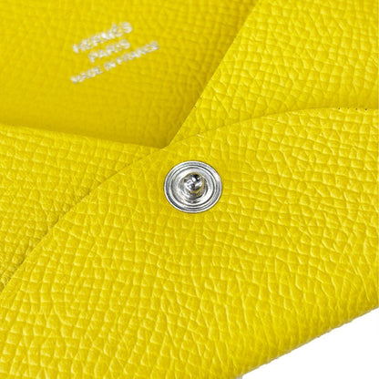 Hermes Card Case Business Holder Yellow — view 8