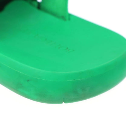 Bottega Veneta Intrecciatra Rubber Sole Sandals Green — view 6