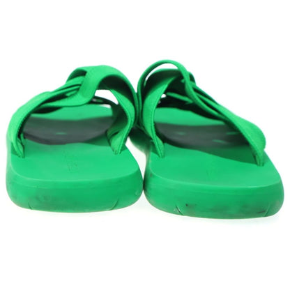 Bottega Veneta Intrecciatra Rubber Sole Sandals Green — view 3