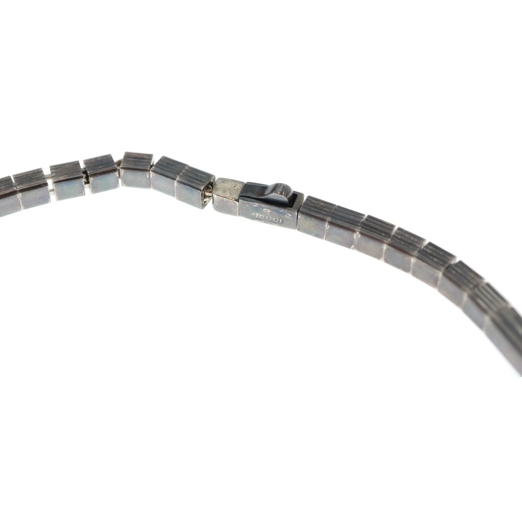 Gucci Blockchain Necklace Silver — view 3