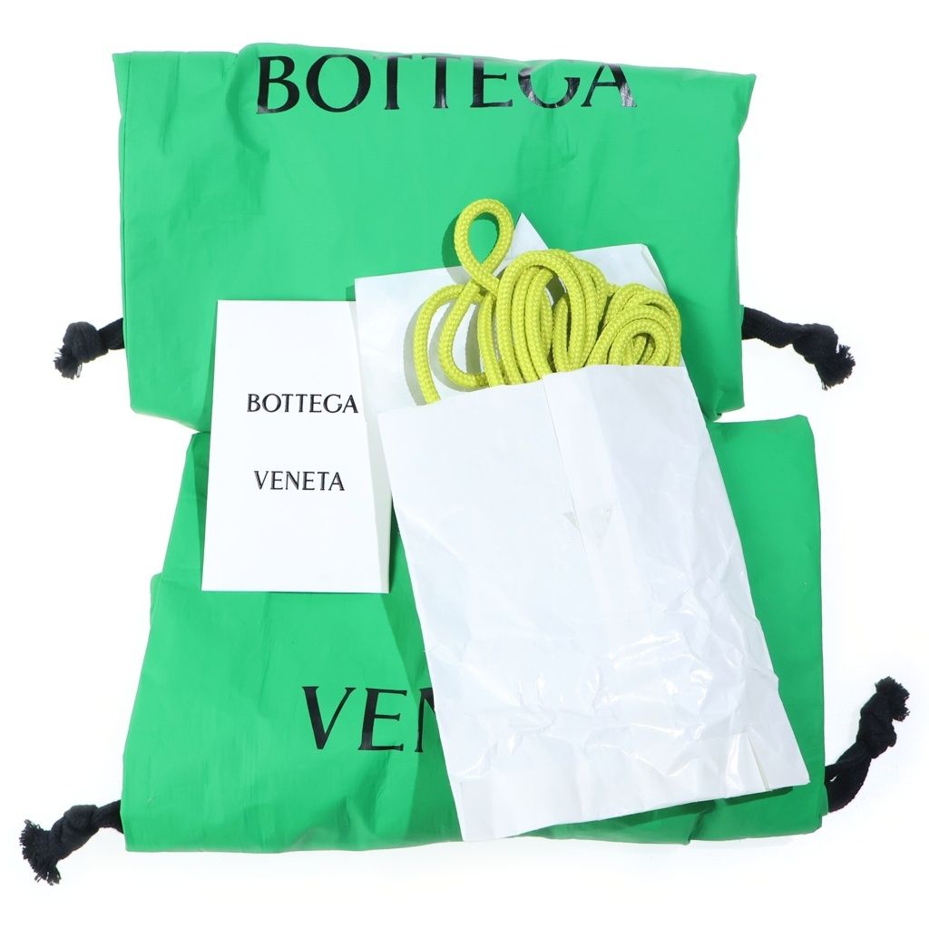 Bottega Veneta Jelly Flat Open Toe Lace Up Rubber Sandals Yellow — view 6
