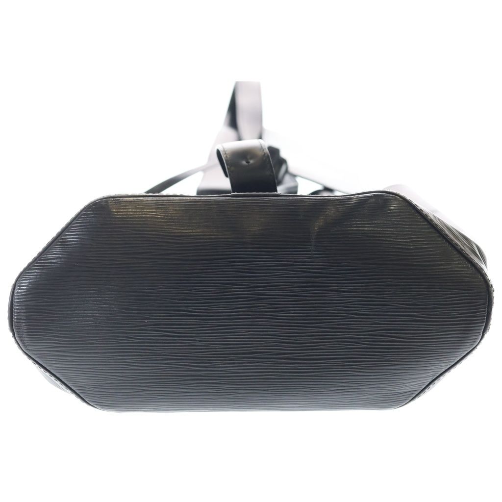 Louis Vuitton Epi Sac Dos Drawstring Shoulder Bag Black Noir Leather — view 5