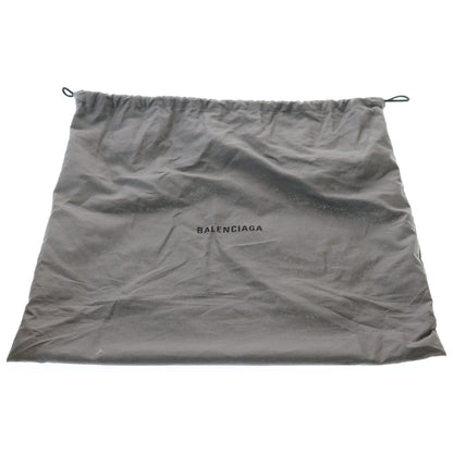 Balenciaga Navy Cabas XS Tote Pink Ivory Canvas Leather Silver — view 7