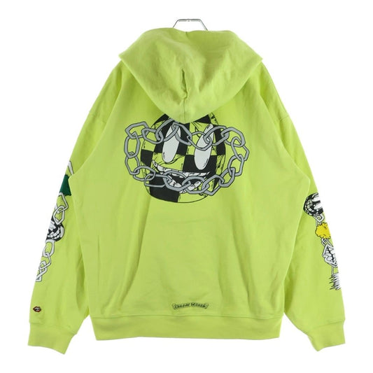 Chrome Hearts Matty Boy Ppo Chain Game Hoodie Boy Pullover Yellow