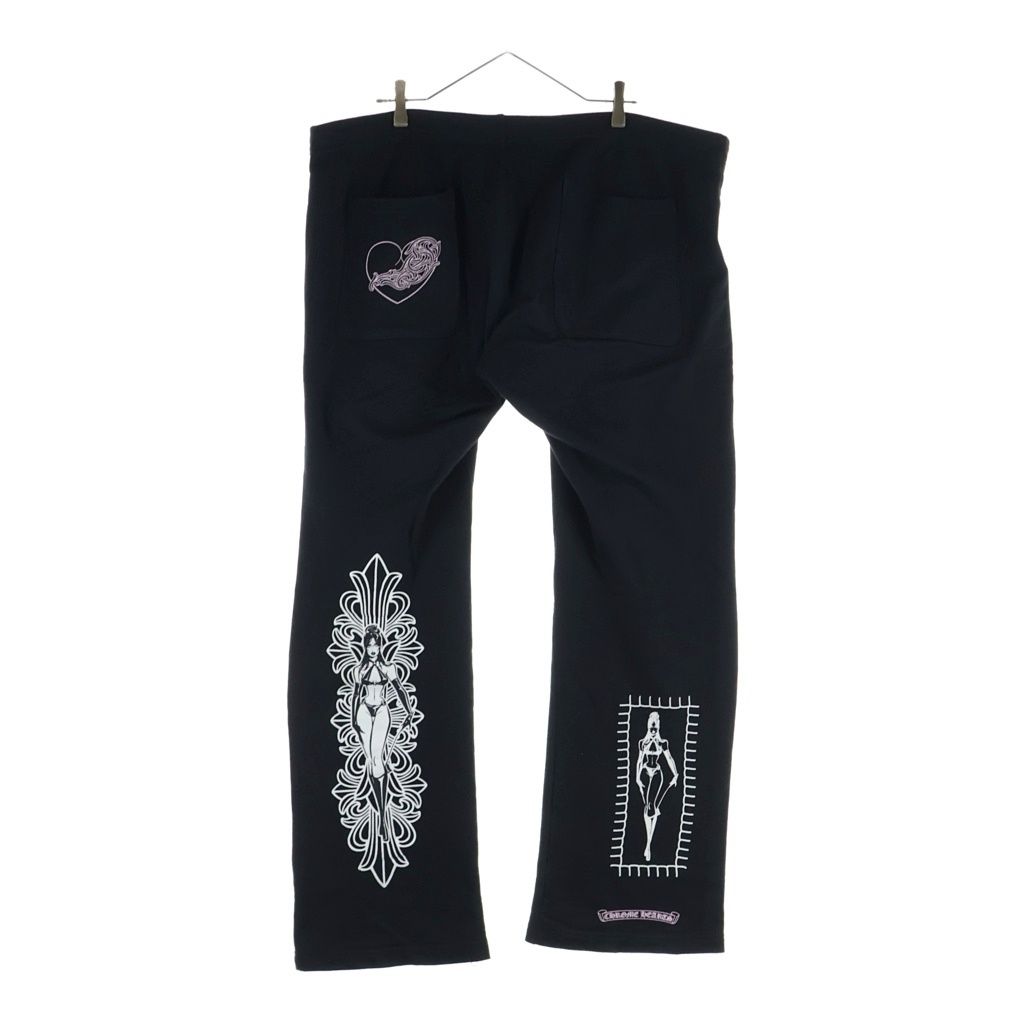 Chrome Hearts Deadlly Doll Vine Dagger Floral Cross Sweatshirt Long Pants Dead