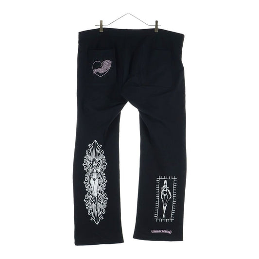 Chrome Hearts Deadlly Doll Vine Dagger Floral Cross Sweatshirt Long Pants Dead
