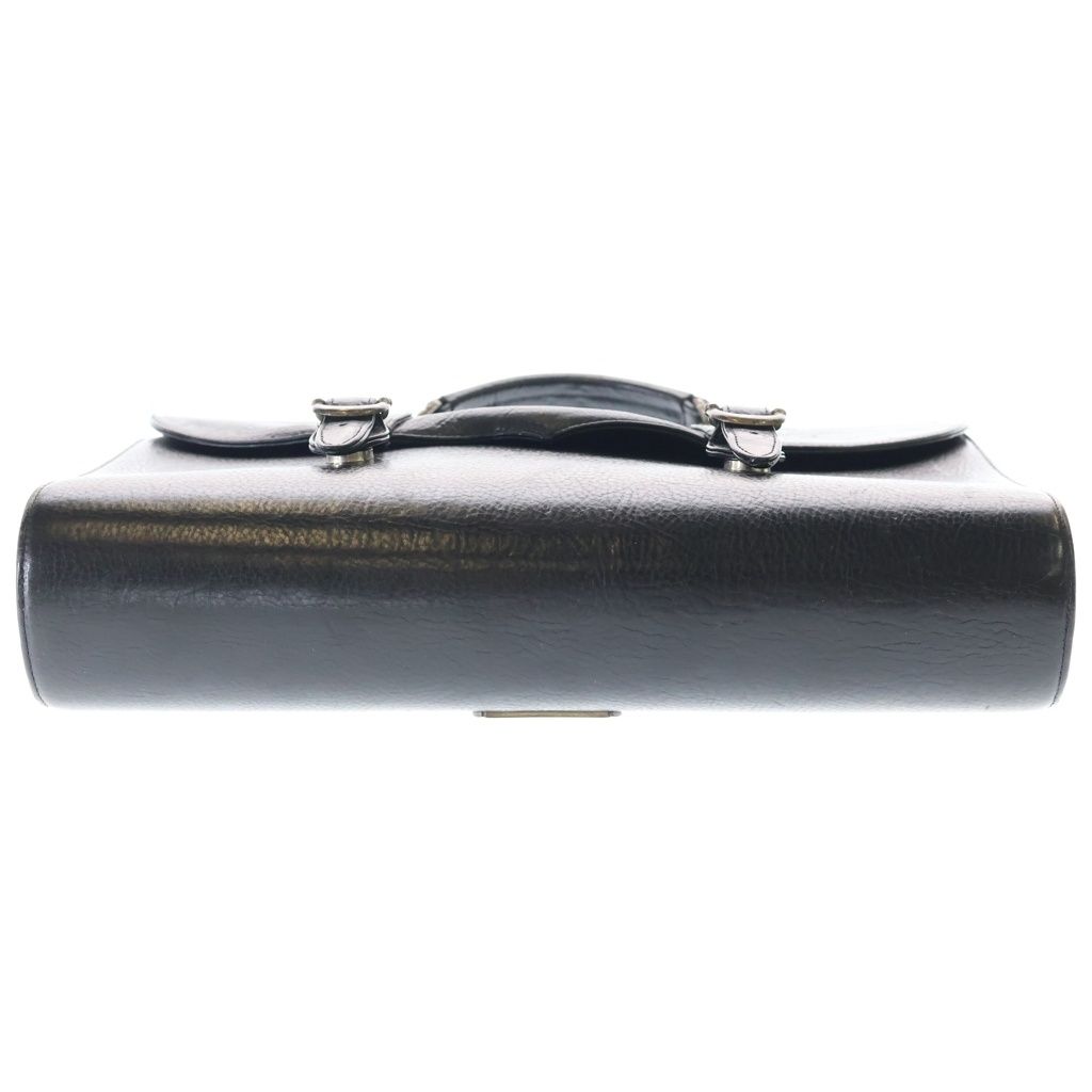 Chrome Hearts Briefcase Gunslinger Leather Business Handbag Black — view 4