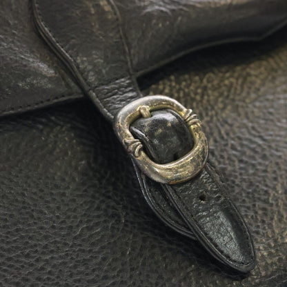 Chrome Hearts Briefcase Gunslinger Leather Business Handbag Black — view 6