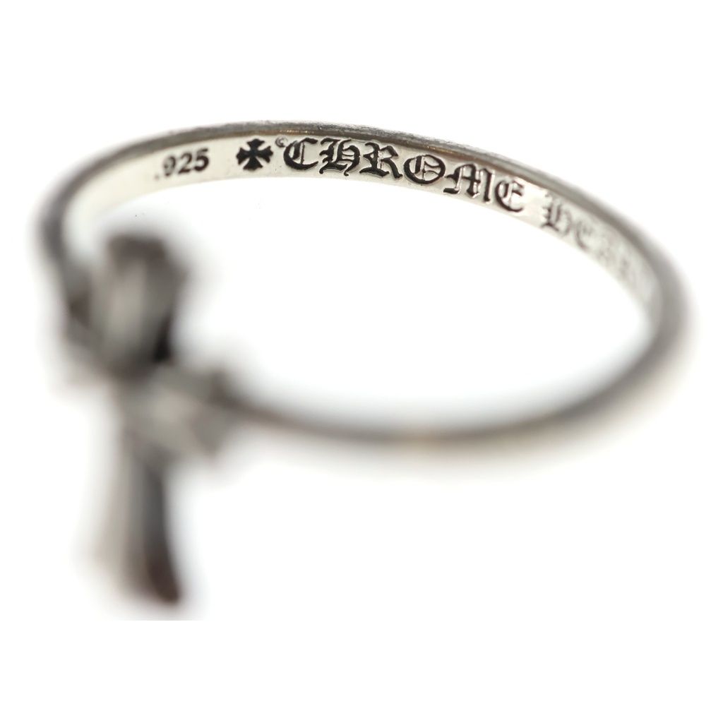 Chrome Hearts Bubblgm CH Crs Bubblegum CH Cross Silver Ring — view 5