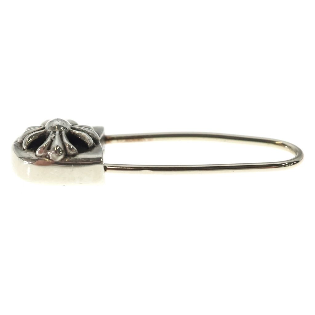 Chrome Hearts ER Safety Pin Silver Earrings — view 3