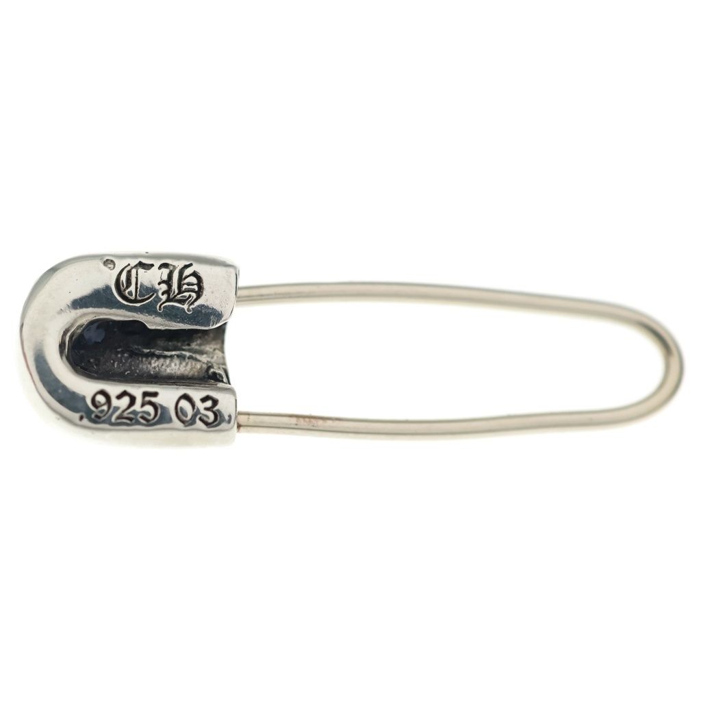 Chrome Hearts ER Safety Pin Silver Earrings — view 5