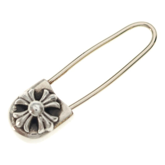 Chrome Hearts ER Safety Pin Silver Earrings