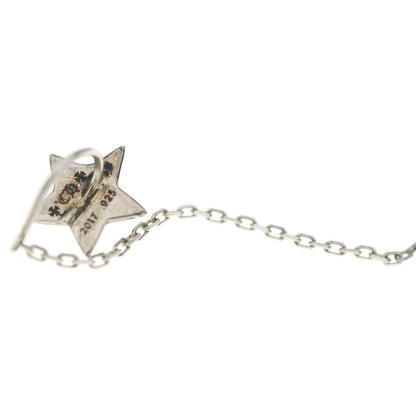 Chrome Hearts Chain Star Stud Earrings Silver — view 5