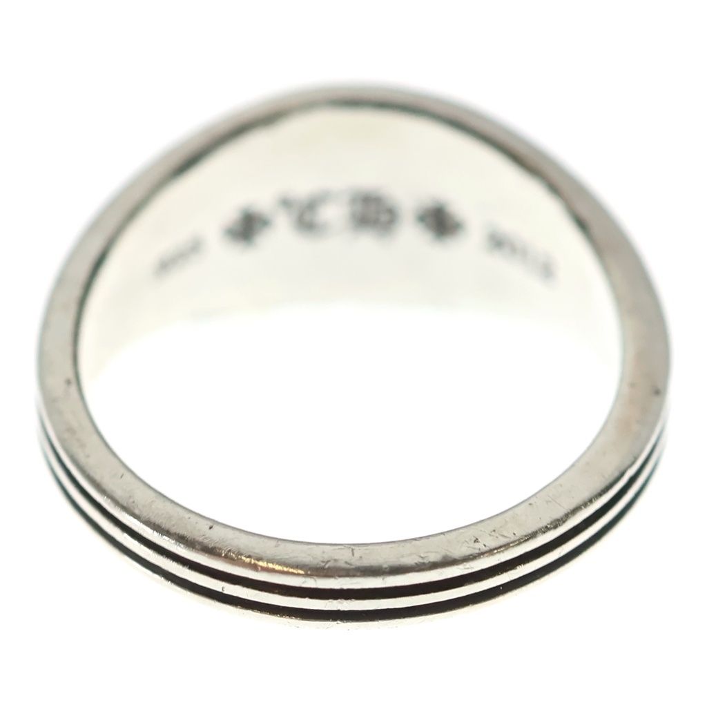 Chrome Hearts CH Crest Mini CH Cles Silver Ring — view 2