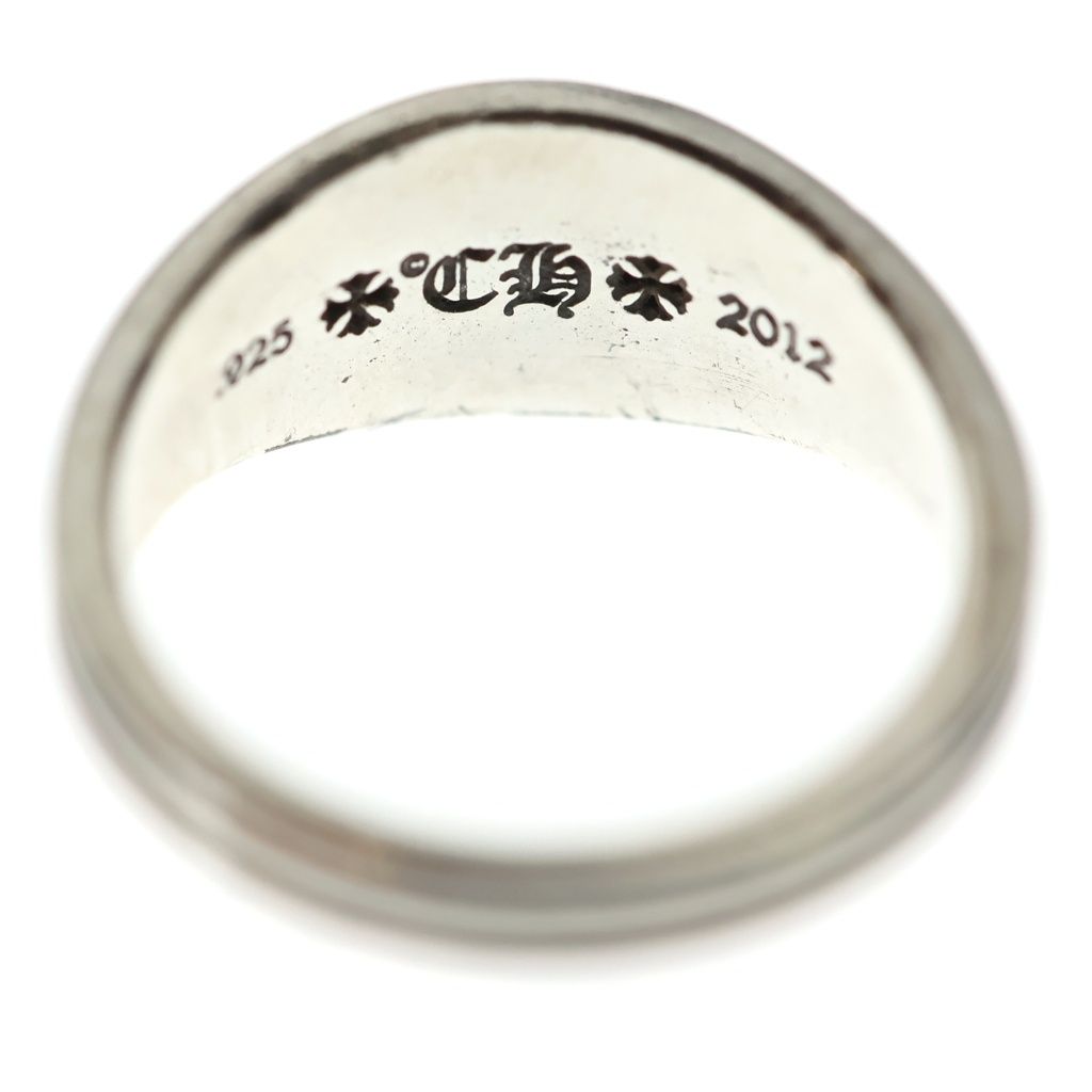 Chrome Hearts CH Crest Mini CH Cles Silver Ring — view 5