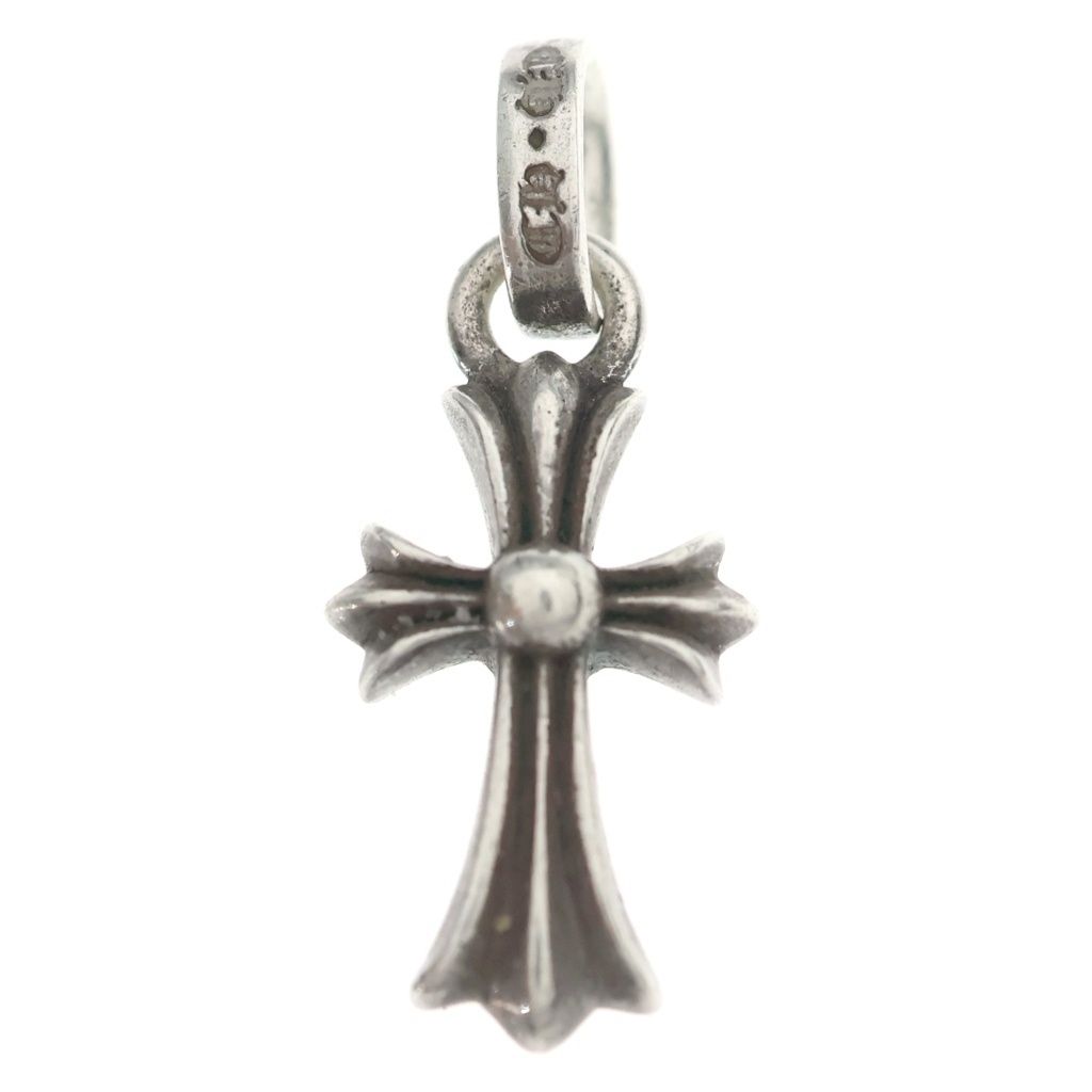 Chrome Hearts Crs Baby Fat Cross Pendant Top Silver — view 2
