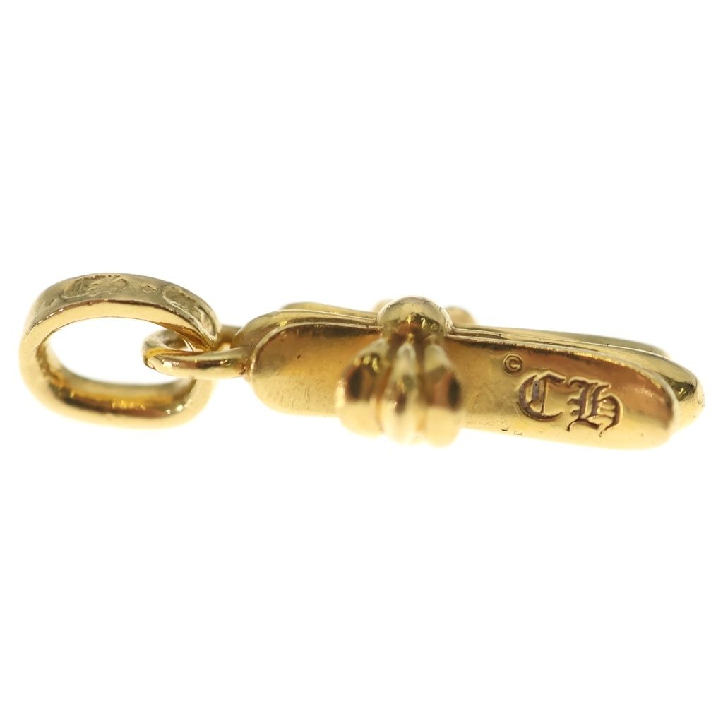 Chrome Hearts 22k Crs Baby Fat Cross Pendant Top Gold — view 4