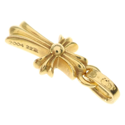 Chrome Hearts 22k Crs Baby Fat Cross Pendant Top Gold — view 5