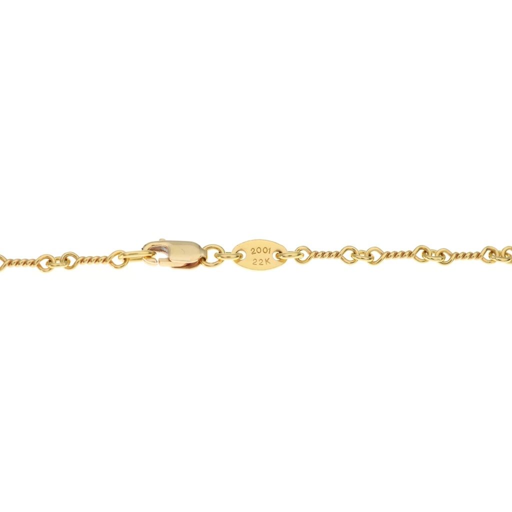 Chrome Hearts 22k Neckchain Twist Chain Necklace Gold — view 5