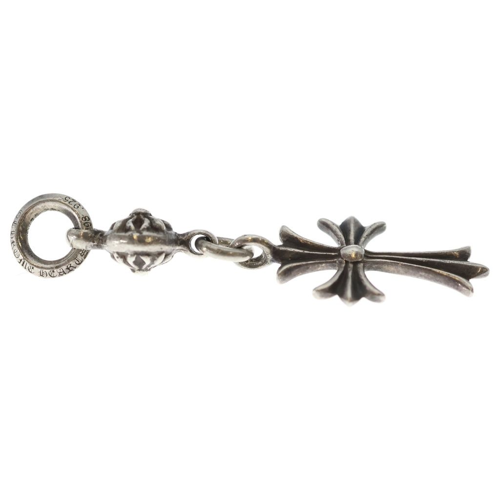 Chrome Hearts Tny CH Crs 1 Ball Tiny CH Cross Charm Pendant Top Silver — view 4