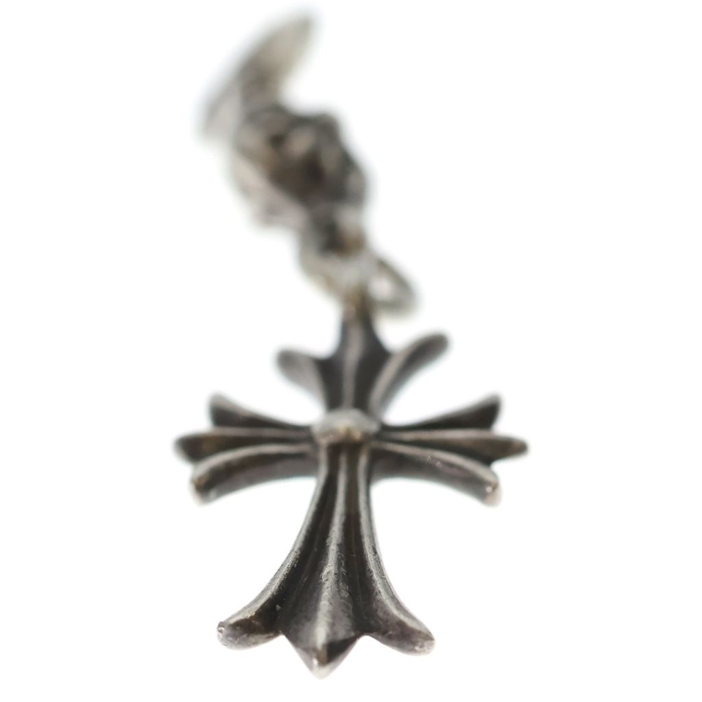 Chrome Hearts Tny CH Crs 1 Ball Tiny CH Cross Charm Pendant Top Silver — view 5