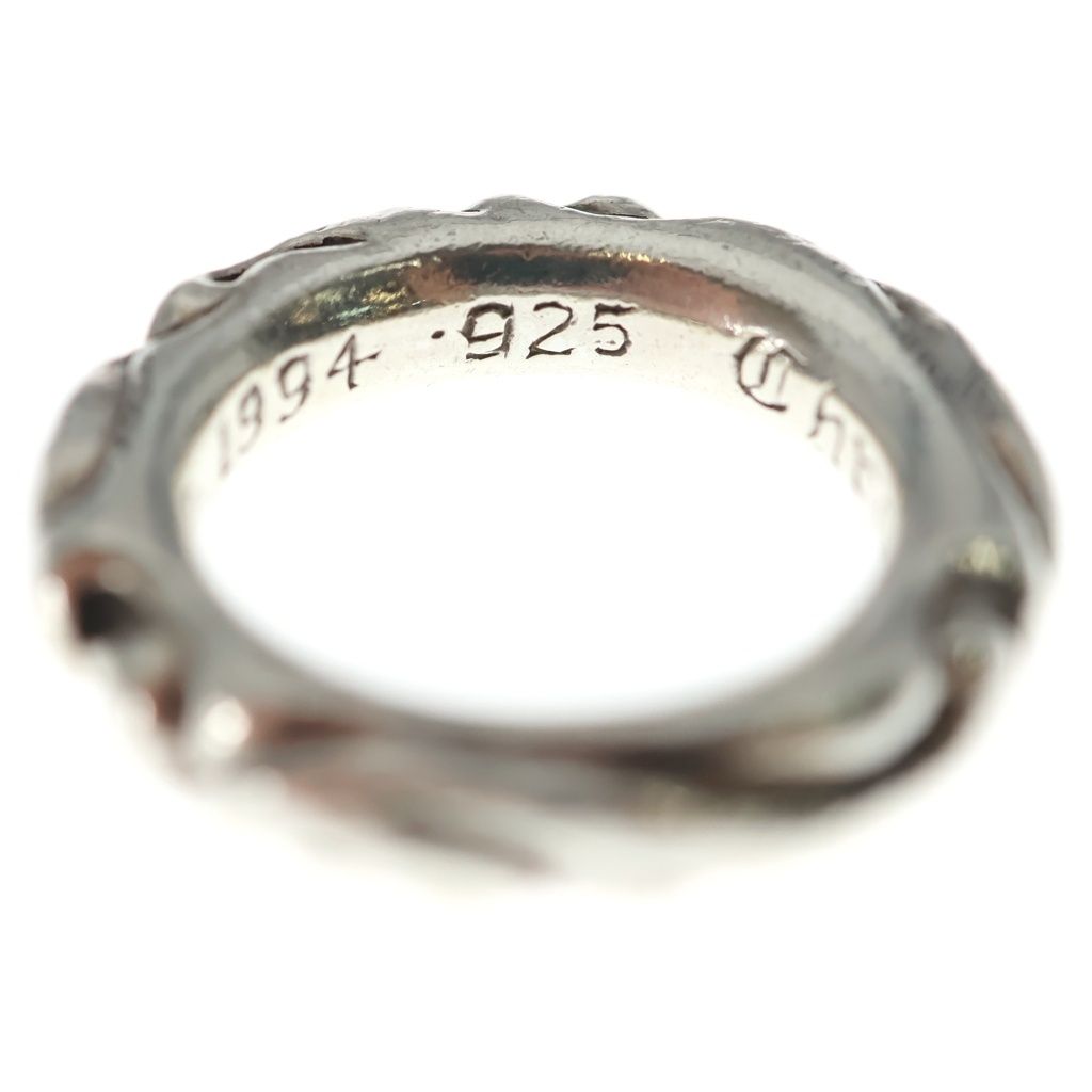 Chrome Hearts Scrl Band Scroll Ring Silver — view 6