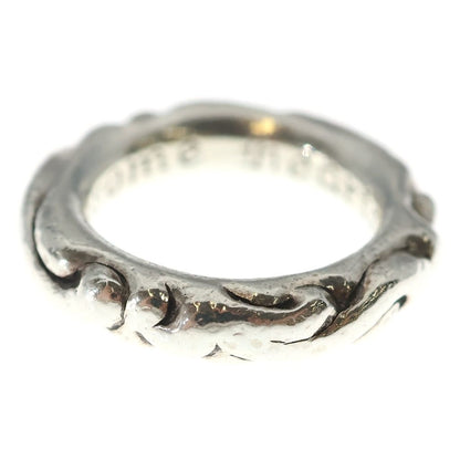 Chrome Hearts Scrl Band Scroll Ring Silver