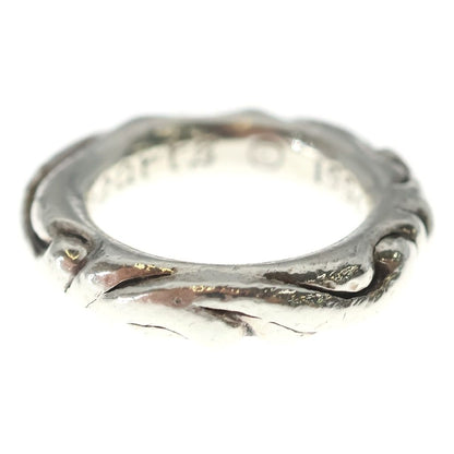 Chrome Hearts Scrl Band Scroll Ring Silver — view 3