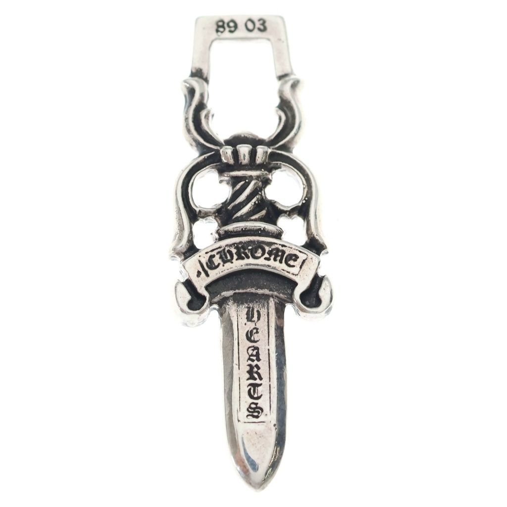 Chrome Hearts 10 Dagger Pendant Top Silver