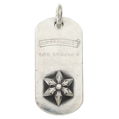 Chrome Hearts Raised Star Dogtag Dog Tag Limited Silver Necklace Top