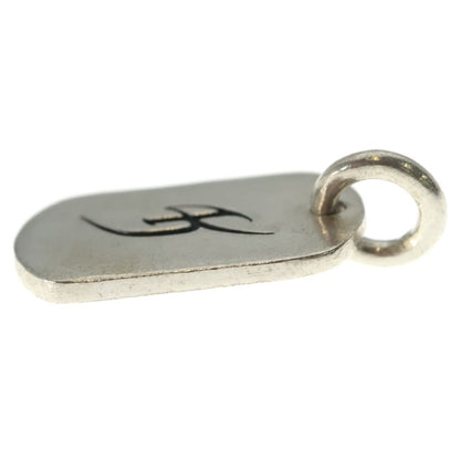 Chrome Hearts Kyosuke Himuro Dog Tag Initial Silver Necklace Top — view 3