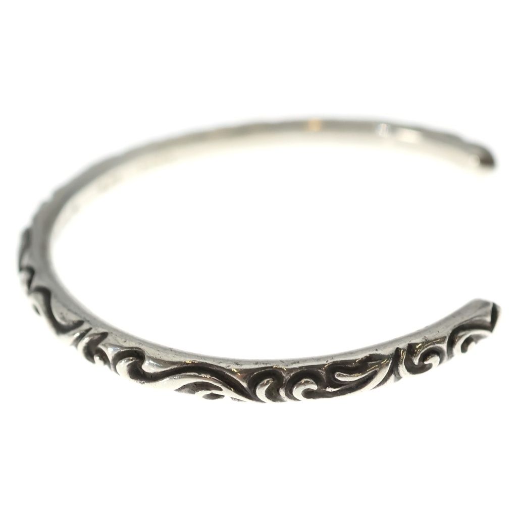 Chrome Hearts Bangle Scroll Band Bracelet Silver — view 4