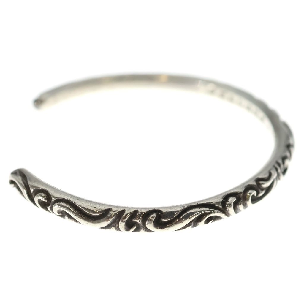 Chrome Hearts Bangle Scroll Band Bracelet Silver — view 3