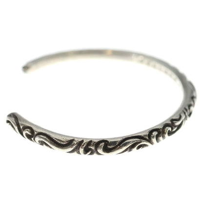 Chrome Hearts Bangle Scroll Band Bracelet Silver — view 3