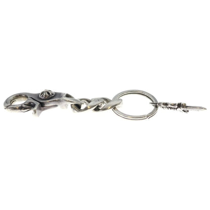 Chrome Hearts Clp Chn Classic-s Short Classic Link Key Chain Silver Key Holder — view 4