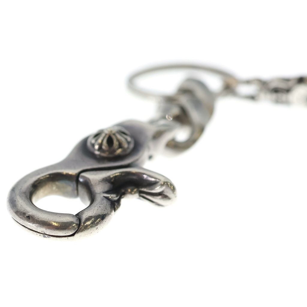 Chrome Hearts Clp Chn Classic-s Short Classic Link Key Chain Silver Key Holder — view 6