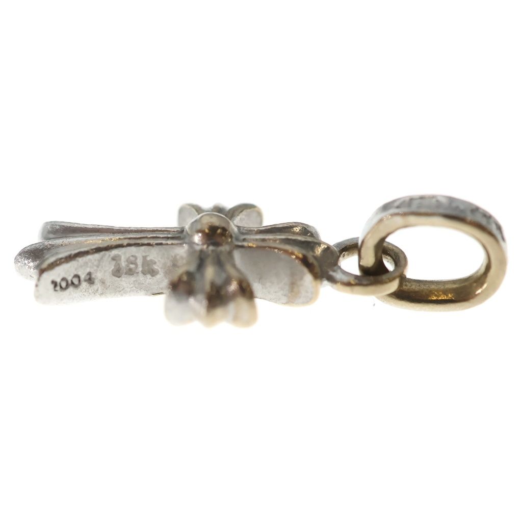 Chrome Hearts Crs Baby Fat Sap White Gold Fat Pave Pink Saffiano Shoulder — view 3